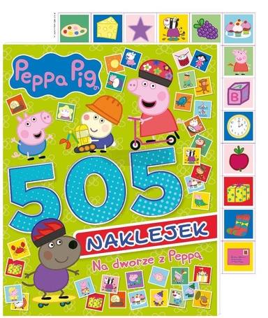 Peppa Pig. 505 naklejek. Na dworze z Peppą. Peppa