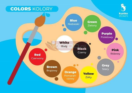 Fiszki do języka angielskiego - Kolory 3szt