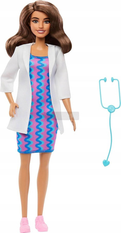 LALKA BARBIE LEKARZ lalka Barbie doktor JKF76