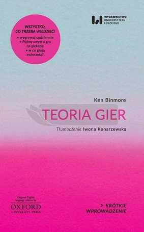 Teoria gier. Krótkie Wprowadzenie 8