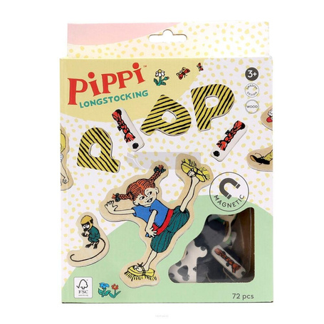 Magnetyczne literki i obrazki Pippi