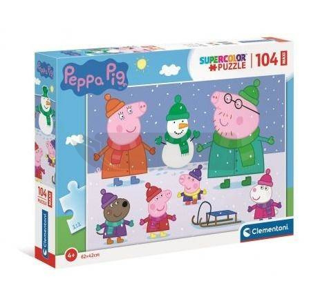 Puzzle 104 Maxi Super Kolor Peppa Pig
