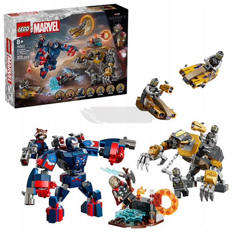 KLOCKI LEGO MARVEL 76322 AVENGERS KONIEC GRY THOR KONTRA CHITAURI