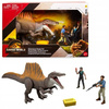 JURASSIC WORLD ODRODZENIE ZESTAW GROZY Spinozaur + figurki JGB54