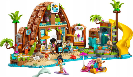 LEGO FRIENDS 42673 RODZINNE WAKACJE NA PLAŻY zestaw klocków dla dzieci +8