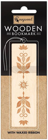 Zakładka drewniana Etno floral