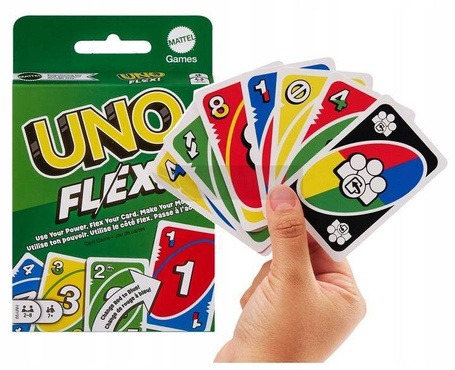GRA KARTY UNO FLEX gra rodzinna HMY99