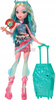 LALKA MONSTER HIGH STRASZYSEKRETY S7 Lagoona Blue wakacje zestaw z walizką JDR51