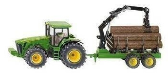 Traktor z Przyczepą Leśną