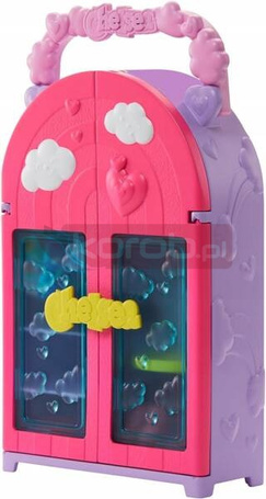 LALKA BARBIE CHELSEA SZAFA Z UBRANKAMI zestaw do zabawy z lalką + akcesoria HXN03