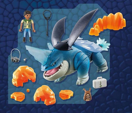 PLAYMOBIL 71082 DRAGONS DZIEWIĘĆ ŚWIATÓW PLOWHORN