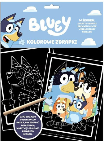 Bluey. Kolorowe zdrapki