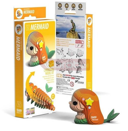 Syrenka Eugy. Eko Układanka 3D