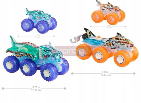 HOT WHEELS MONSTER TRUCK POWER MASHERS MULTIPACK zestaw pojazdów HYJ29