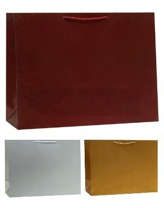 Torebka ozdobna 51x39x19cm szerokie dno mix