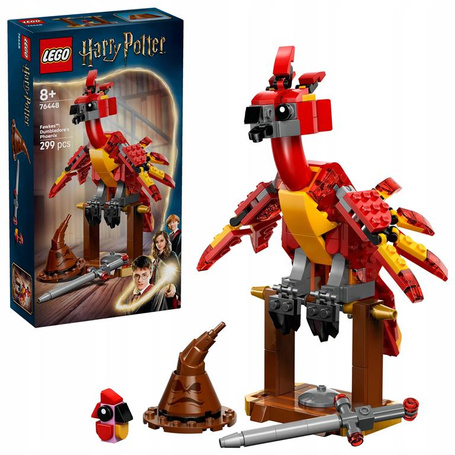 LEGO HARRY POTTER 76448 FAWKES FENIKS DUMBLEDO zestaw klocków dla dzieci 8+