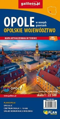 Mapa - Woj. opolskie/Opole 1: 22 500
