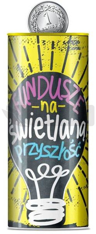 Skarbonka puszka Świetlana przyszłość