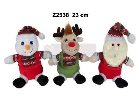 Zwierzęta świąteczne 23cm MIX