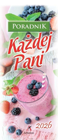 Kalendarz 2026 poradnik każdej pani 11,5x28cm MIX