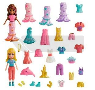 Polly Pocket Zestaw modowy duży z 2 lalkami HKV96