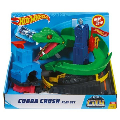 Hot Wheels City Starcie z Kobrą Zestaw