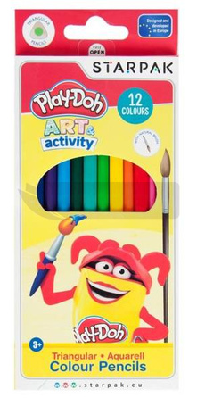 Kredki akwarelowe 12 kolorów Play-Doh
