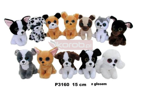 Pies z głosem 15cm MIX