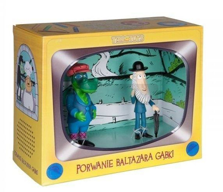 Zestaw figurek: Smok Wawelski i Profesor Gąbka