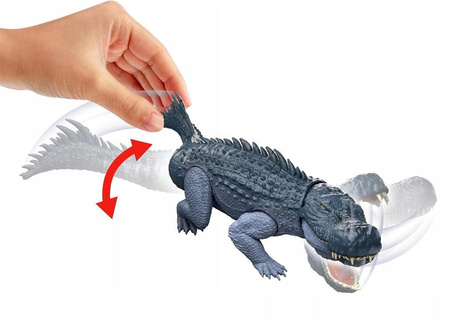 JURASSIC WORLD ODRODZENIE DINOZAUR Purussaurus 37cm gigantyczny atak JGB94