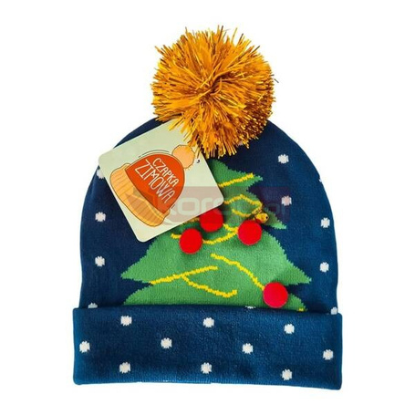 Czapka z dzwoneczkami Pompony