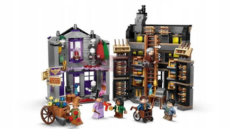LEGO HARRY POTTER 76439 ULICA POKĄTNA SKLEPY OLLIVANDERA I MADAME MALKIN