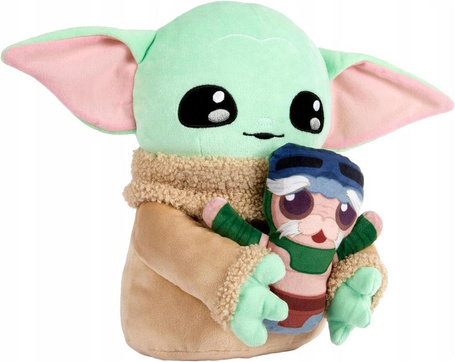 STAR WARS CHILD BABY YODA GROGU MASKOTKA interaktywna + Anzellan HXV50