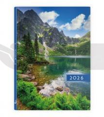 Kalendarz 2026 A5 dzienny krajobraz