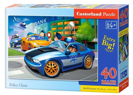 Puzzle 40 maxi - Police Chase CASTOR
