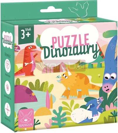 Puzzle Dinozaury 3+