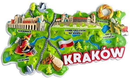 Magnes I love Poland Kraków ILP-MAG-C-KRA-65