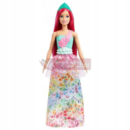 LALKA BARBIE KSIĘŻNICZKA DREAMTOPIA lalka Barbie z długimi różowymi włosami HGR15