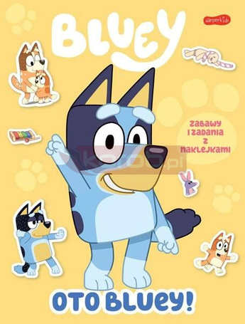 Oto Bluey! Zabawy i zadania z naklejkami