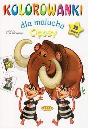 Kolorowanki dla malucha. Oposy