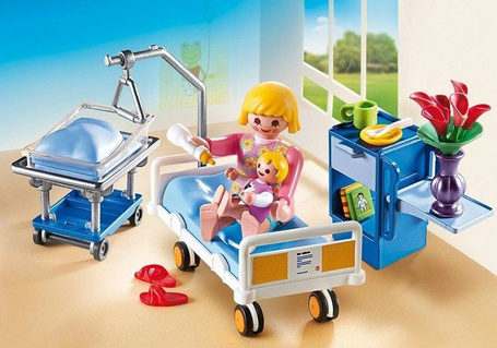 PLAYMOBIL 6660 Sala chorych z łóżkiem dla niemowlaka