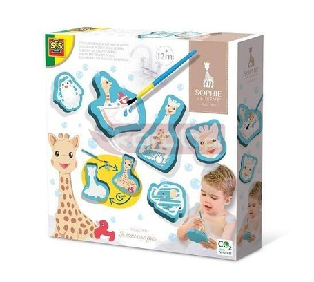 Sophie żyrafka - wodne kolorowanie