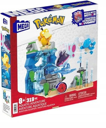 MEGA CONSTRUX KLOCKI 319 el POKEMON Wodna przygoda, zestaw klocków +8 lat HXF79