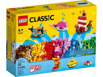 LEGO CLASSIC 11018 KREATYWNA OCEANICZNA ZABAWA zestaw 333 klocków