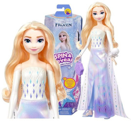 LALKA KSIĘŻNICZKA DISNEY KRAINA LODU ELSA Disney Princess Spin & Reveal HTG25