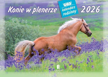 Kalendarz 2026 rodzinny Konie w plenerze