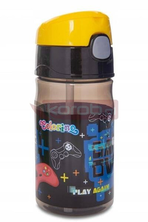 COLORINO BIDON GAME bidon 300 ml Z RURKĄ DO PICIA dla chłopaka Z01657