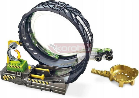 HOT WHEELS MONSTER TRUCK ZESTAW EPICKA PĘTLA KASKADERSKA + 2 autka HBH70