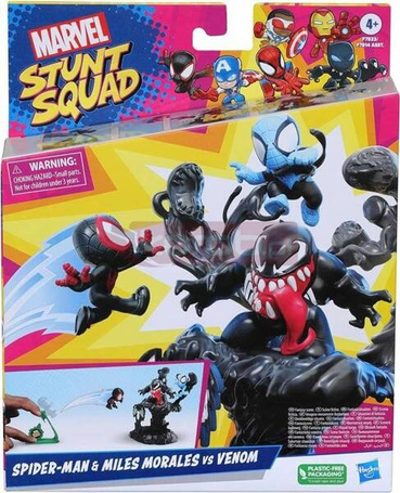 MARVEL STUNT SQUAD Spider-Man & Miles Morales VS Venom F7833