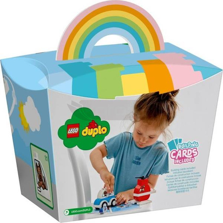LEGO Duplo 10957 Helikopter strażacki i radiowóz